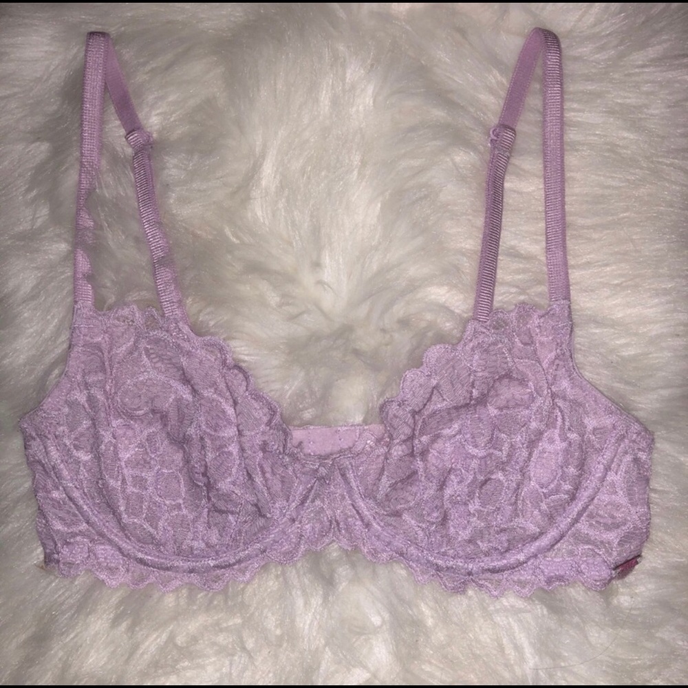 VICTORIA SECRET 36D Lace Lilac Bra 🌸